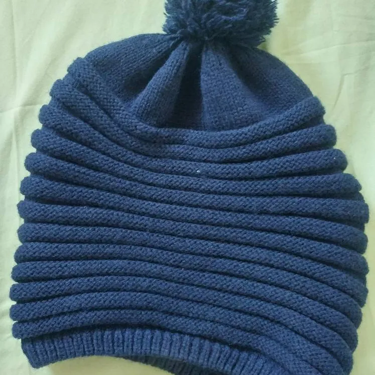 Foldable Winter Hat With Pom Pom photo 1