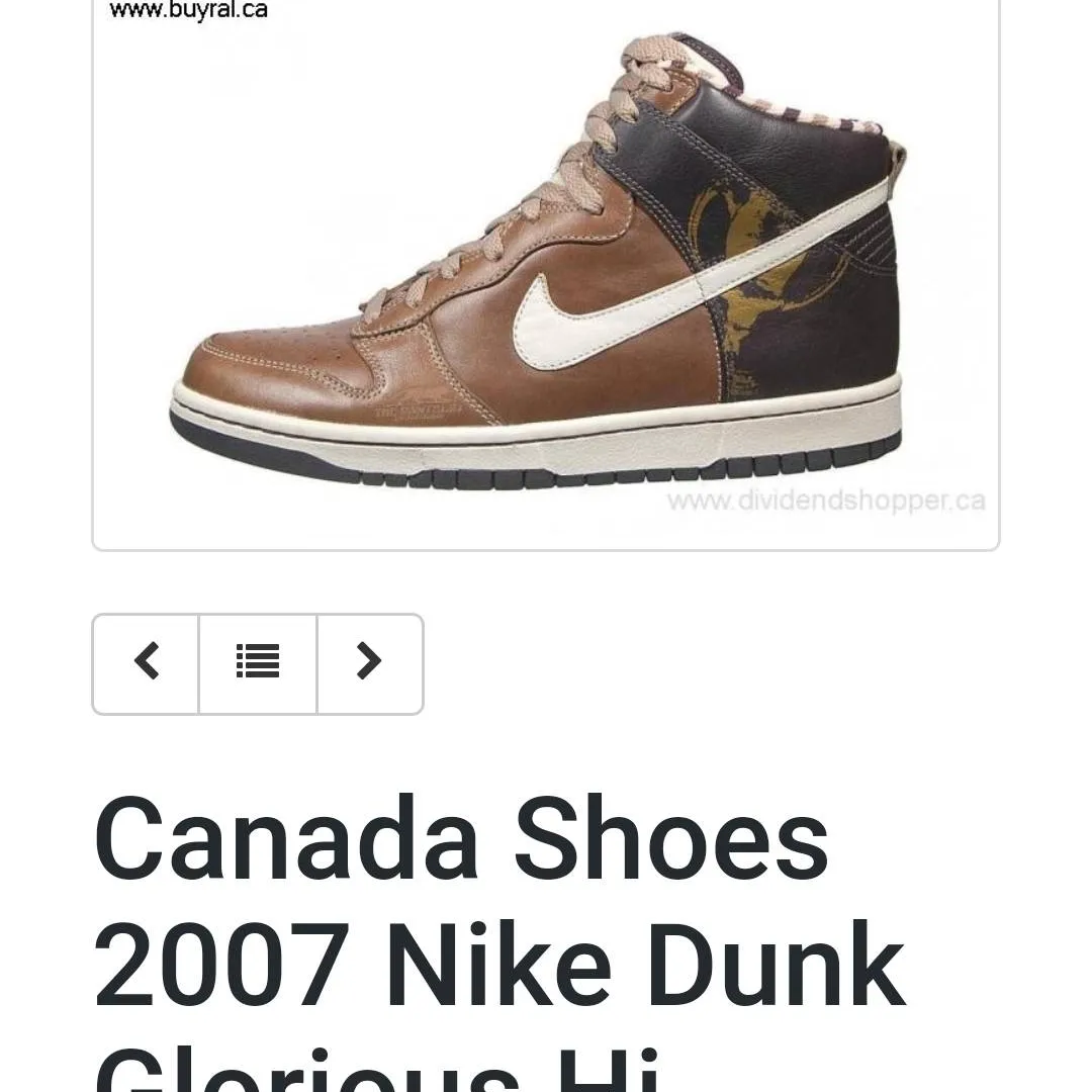 vintage nike dunk 2007 shoes size 42 photo 6