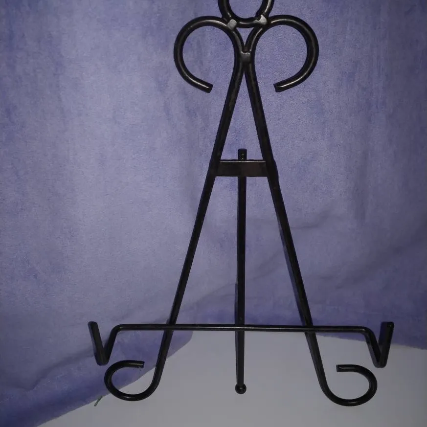 Wrought Iron Display Stand / Easel photo 1