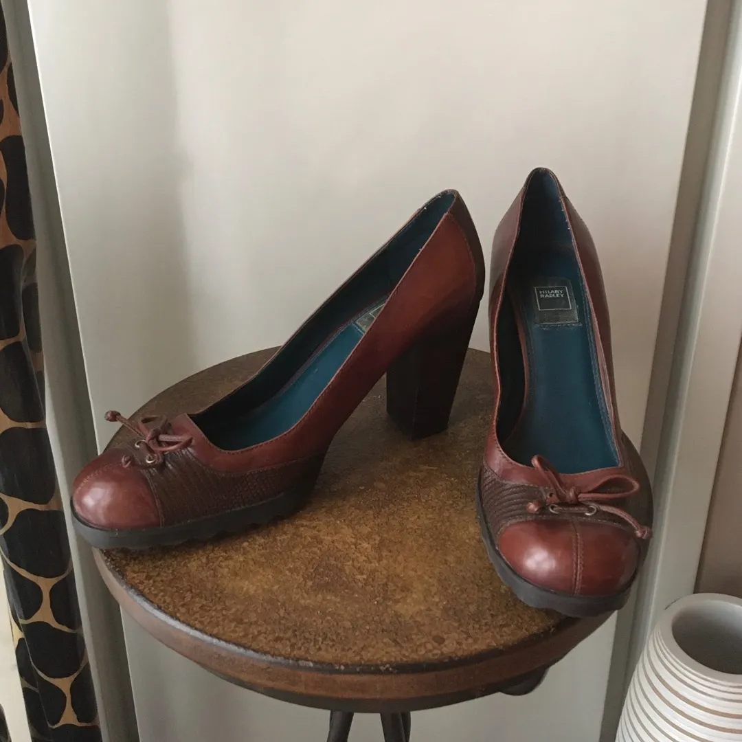 Hilary Radley Leather Heels photo 1