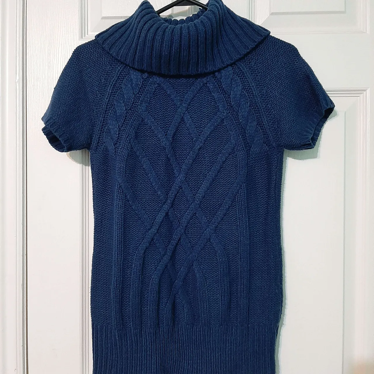 Cute Blue Knit Sweater photo 1