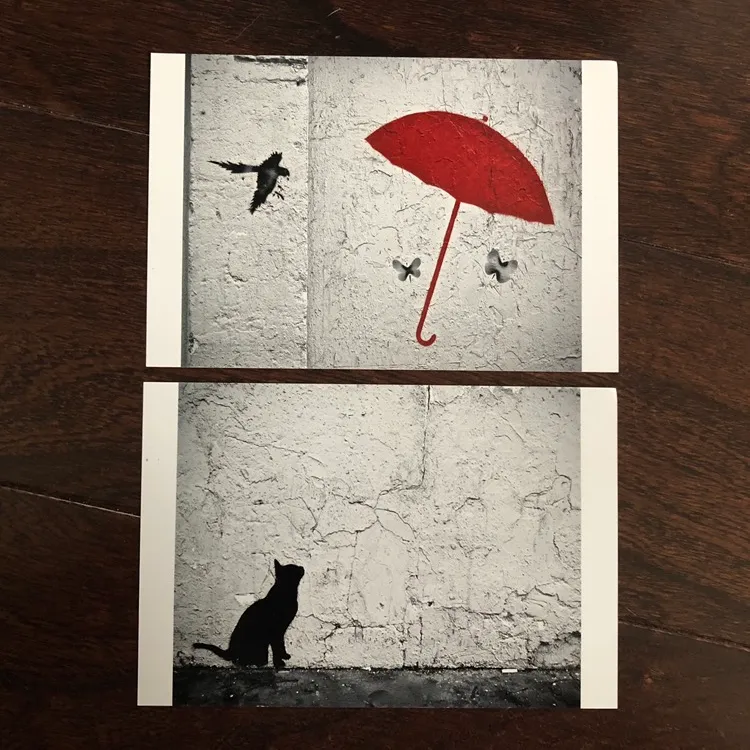 🎁“Cat In Paris” - Photo Print Set 4x6 photo 1