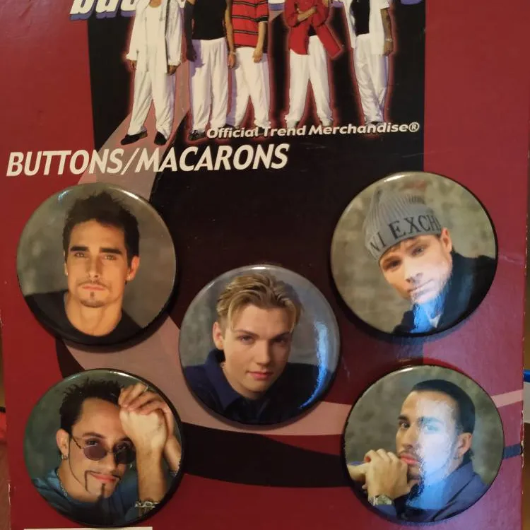 Backstreet Boy Buttons BSB photo 1