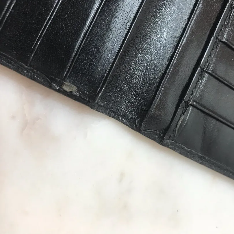 Black Danier Leather Wallet photo 4