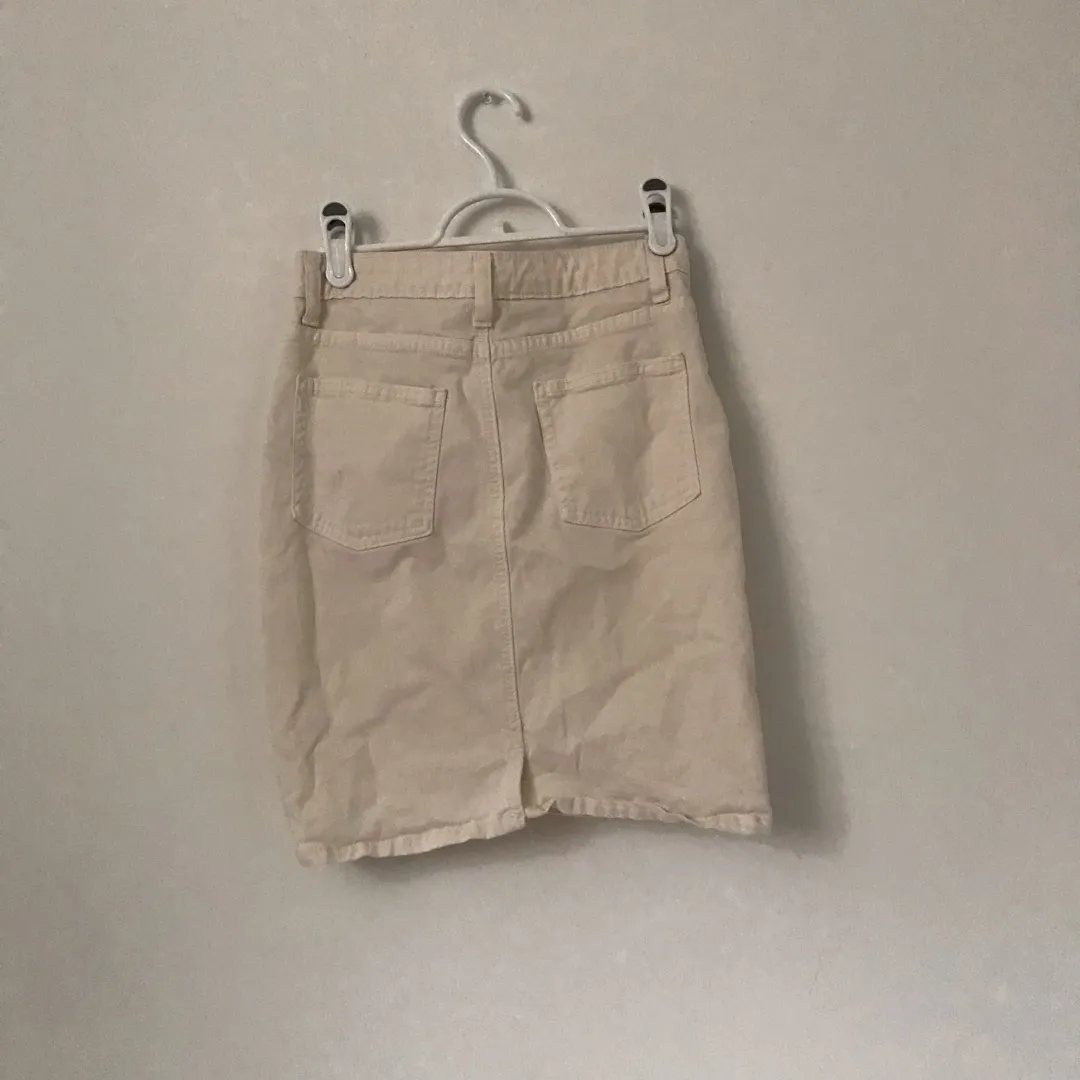 American Apparel Denim Skirt photo 3