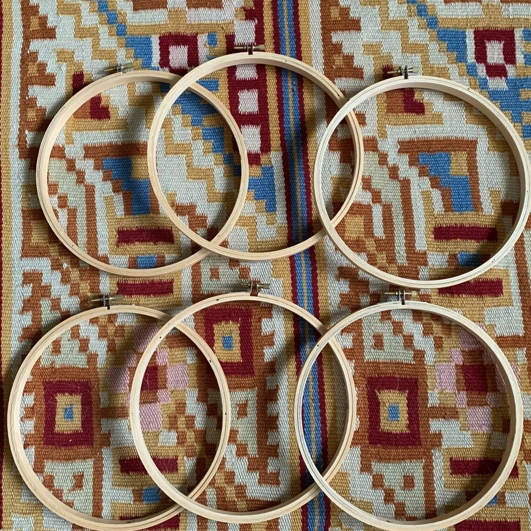 X12 8” Embroidery Hoops! photo 1