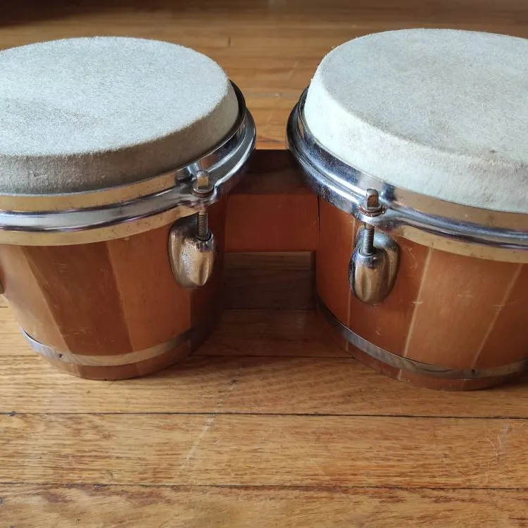 Solid Wooden Dual Drums photo 1