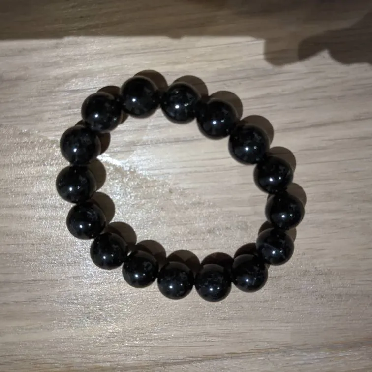 Black Bead Bracelet photo 1