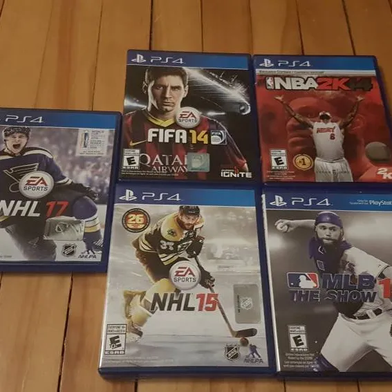 Various PS4 Sports games photo 1