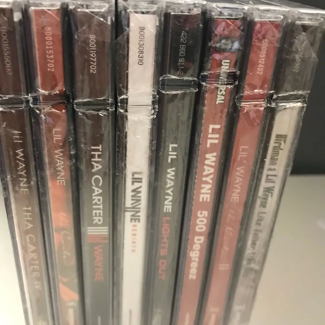LIL WAYNE Collection - 9 CDS (Never Opened) photo 1