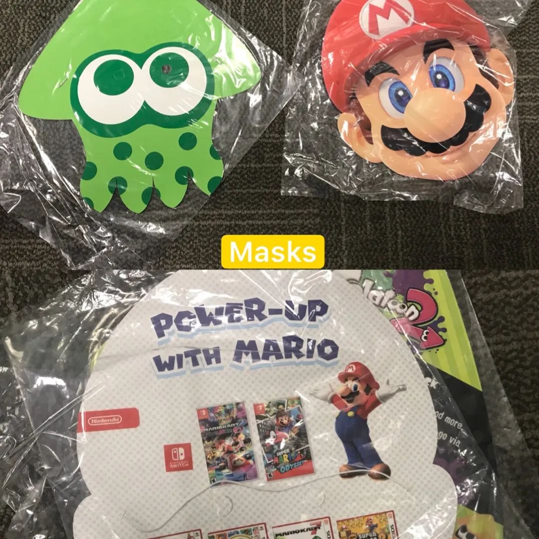 Nintendo Drawstring Backpack, Stickers, Masks photo 6