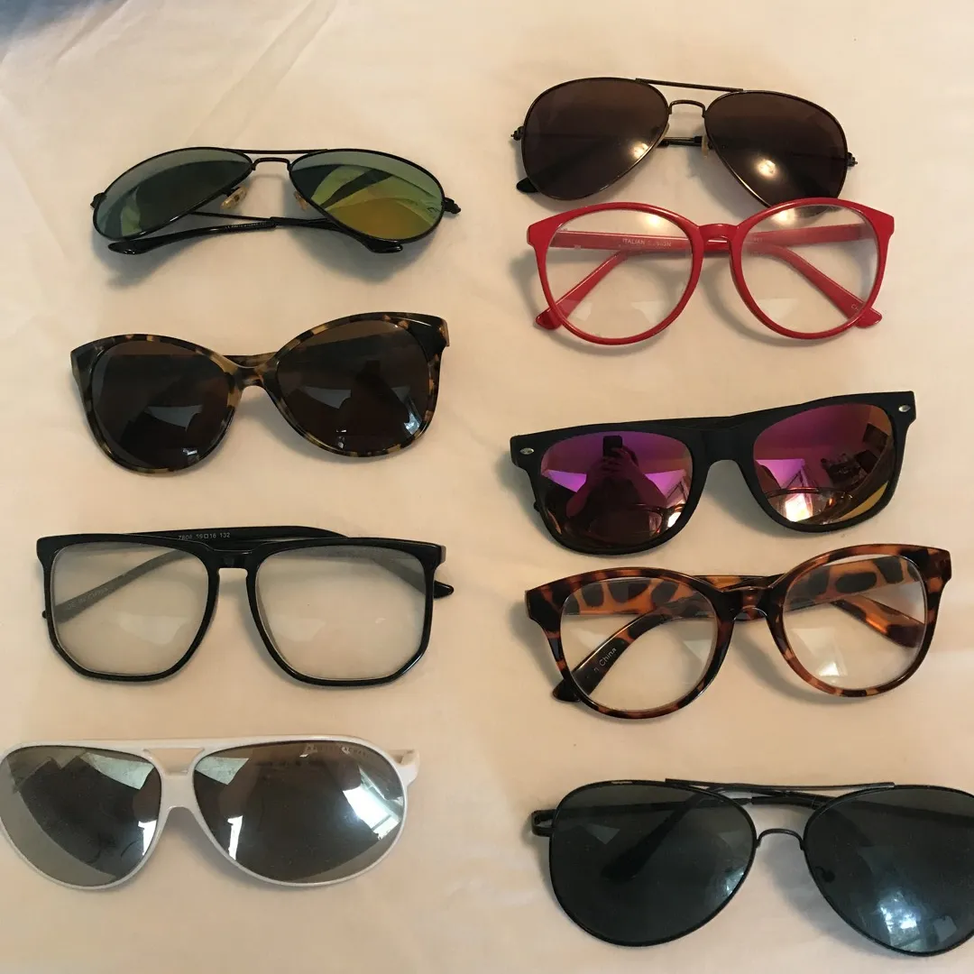Assorted Sunglasses And Hipster Glasses photo 1