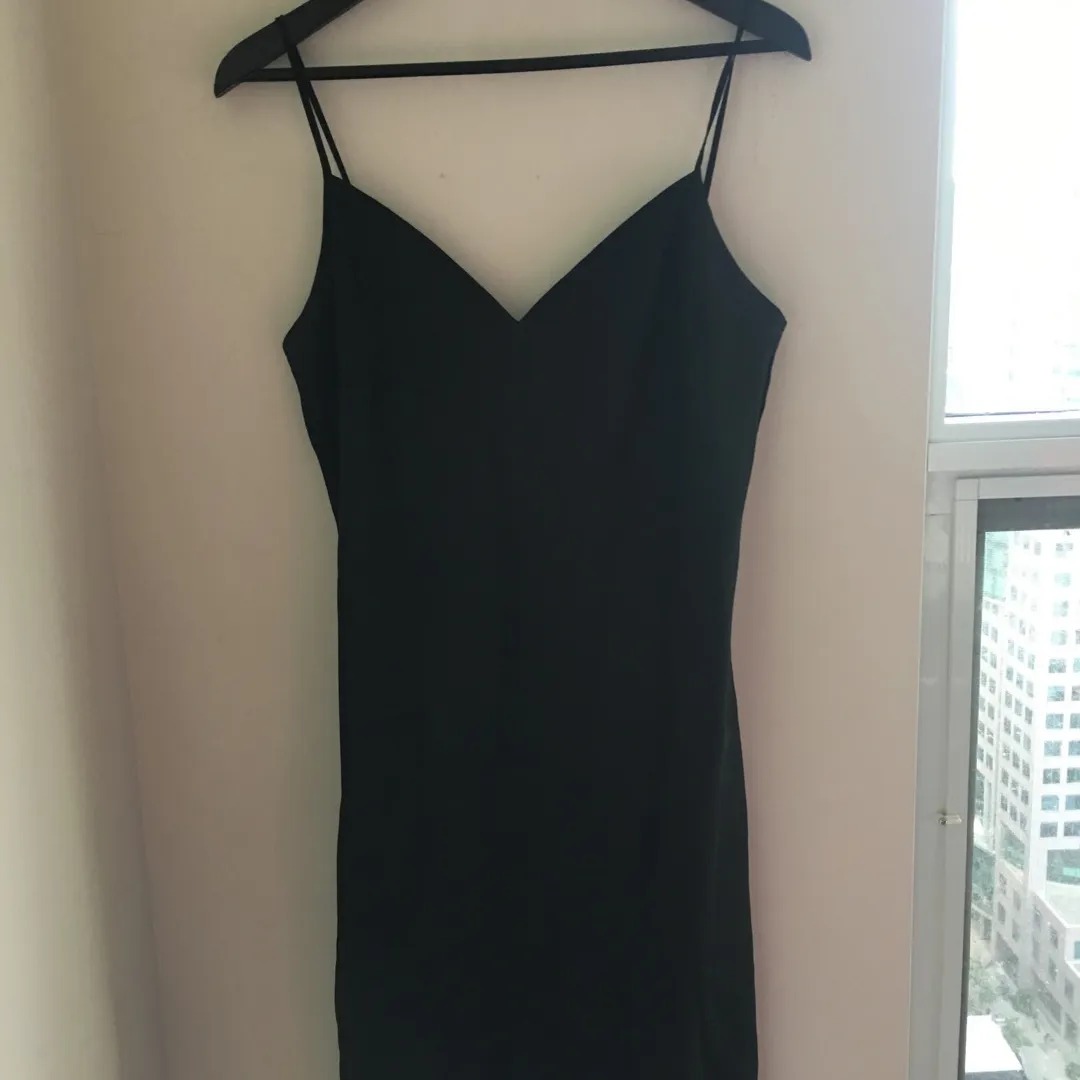 Size 12 Black Slip Dress photo 1