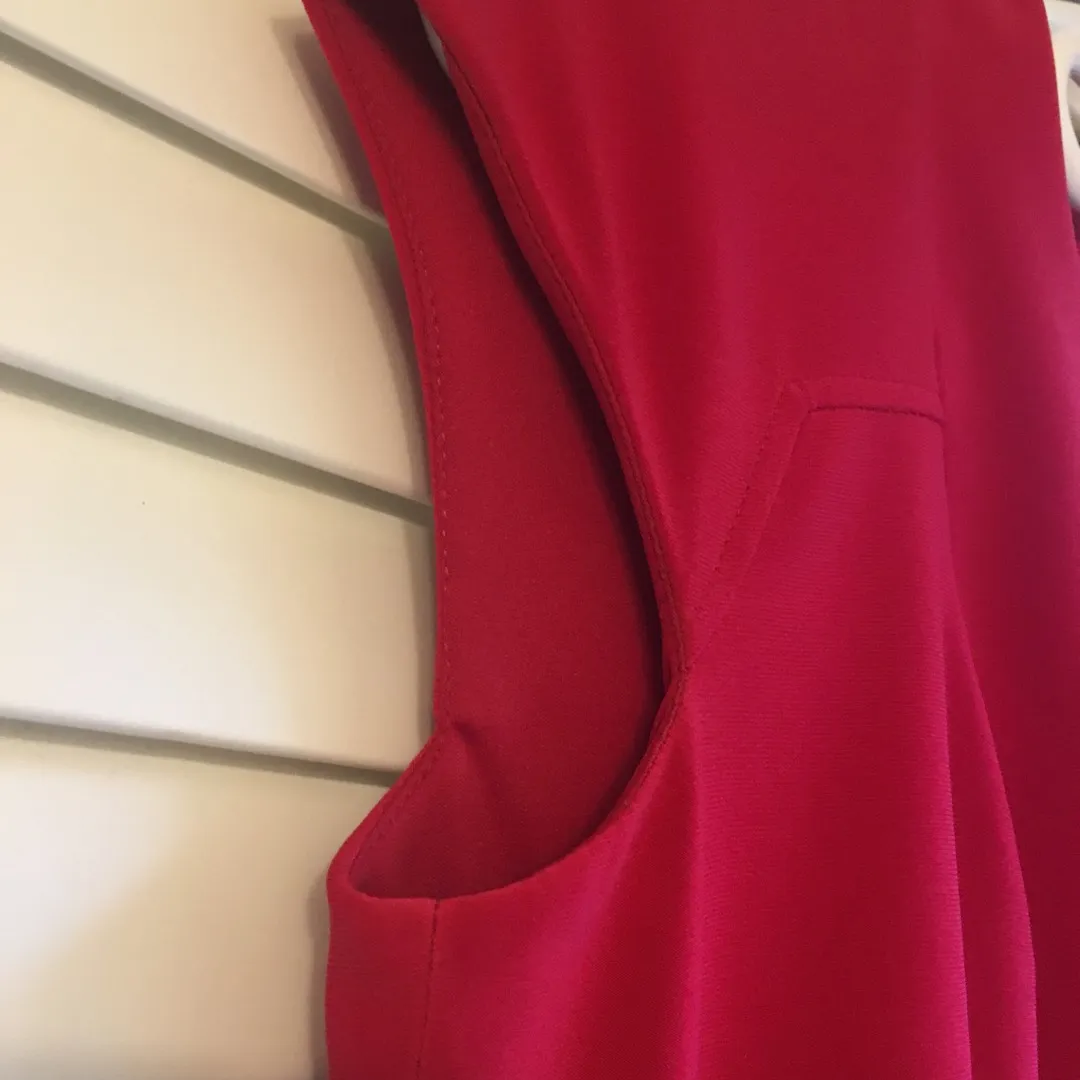 Red Dress Size 10 photo 5