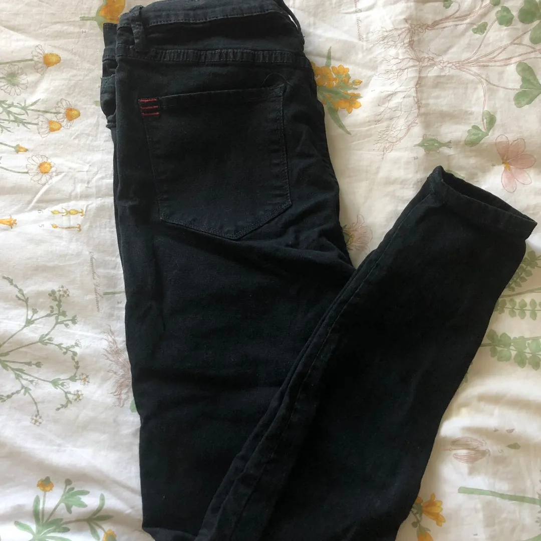 bdg size 28 black jeans photo 1