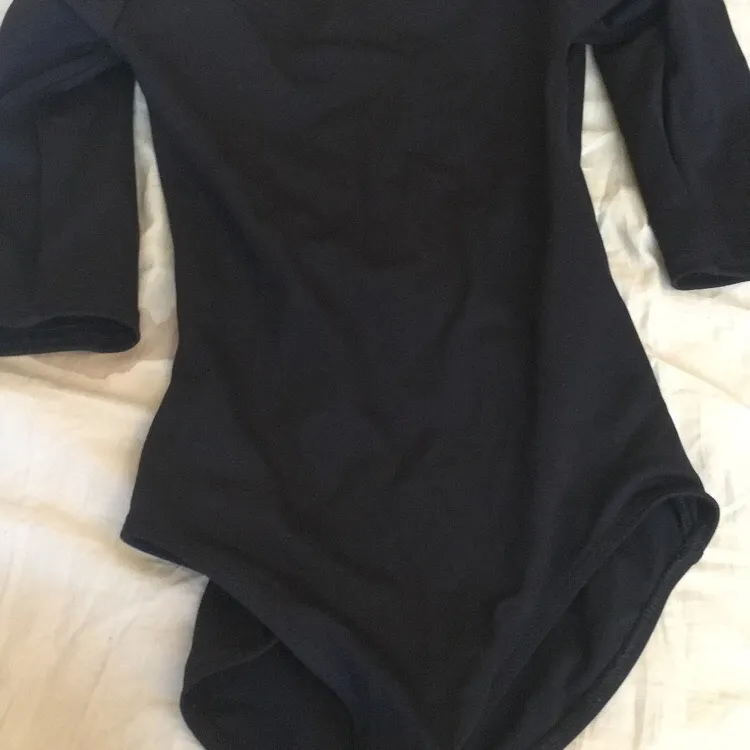 Black Leotard With Low Back (size S) photo 1