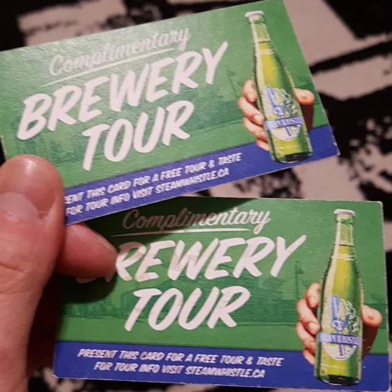 Two Vouchers To The Steam Whistle Brewery Tour photo 1