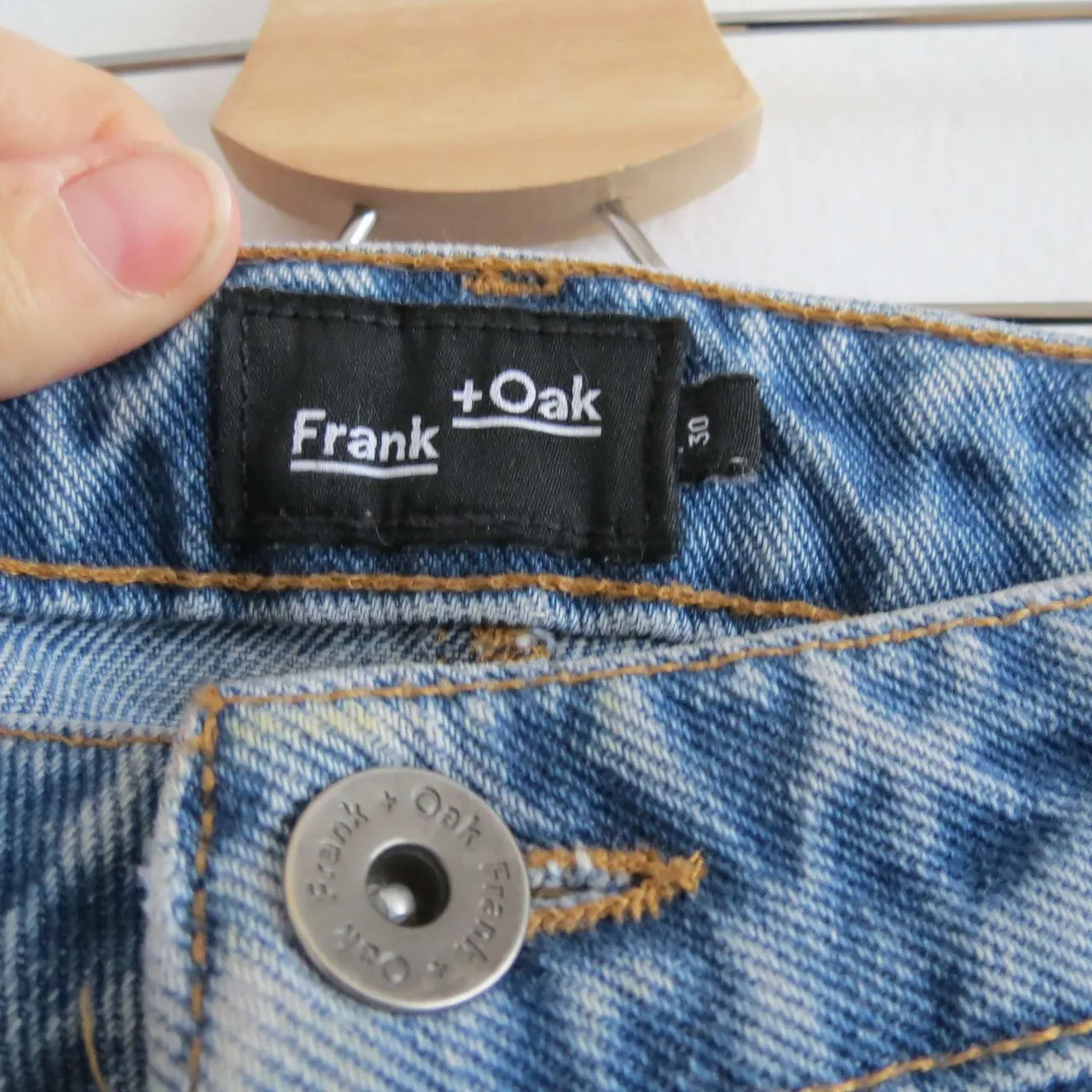 Frank and Oak Cropped Jeans photo 5