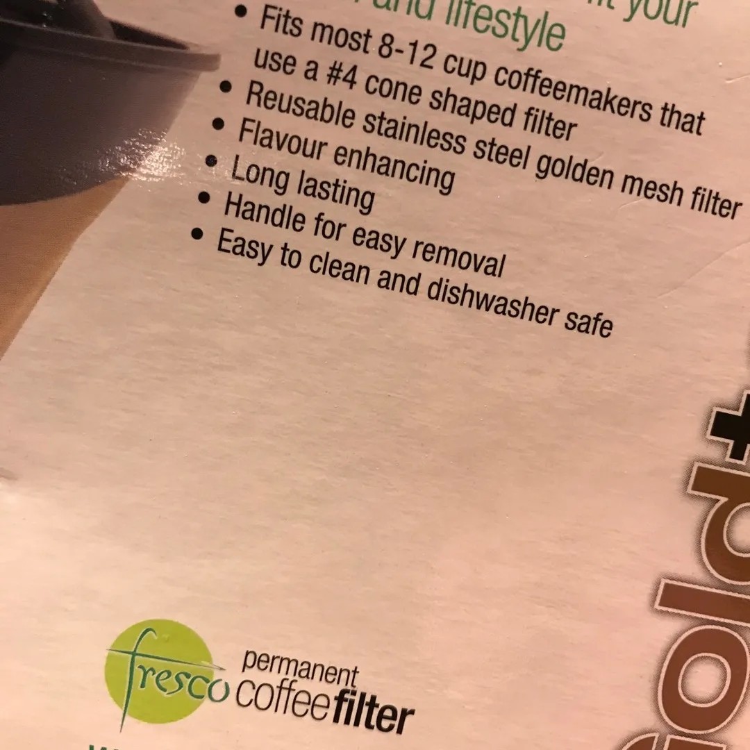 Brand new reusable coffee filter photo 4