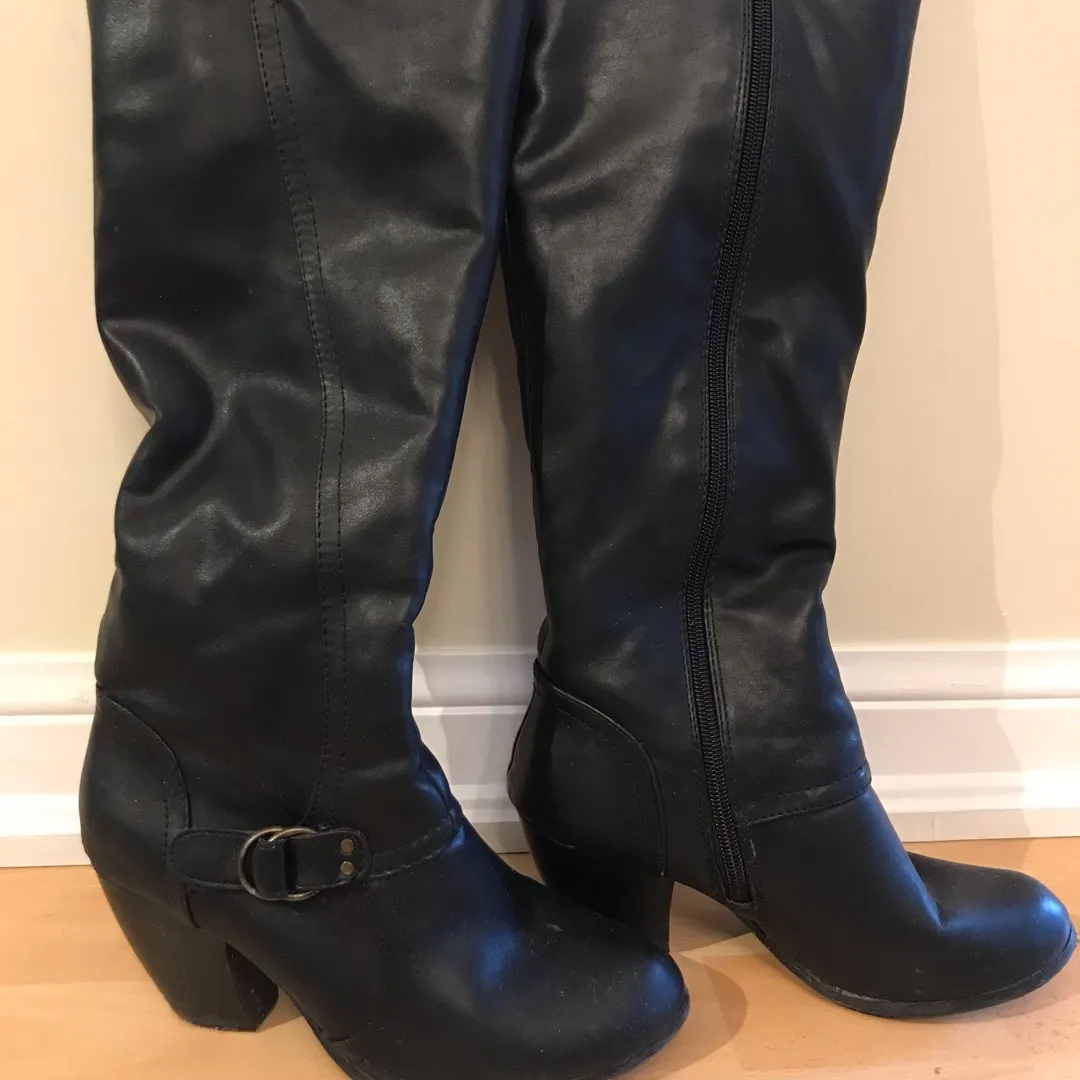 Black Leather Boots photo 1