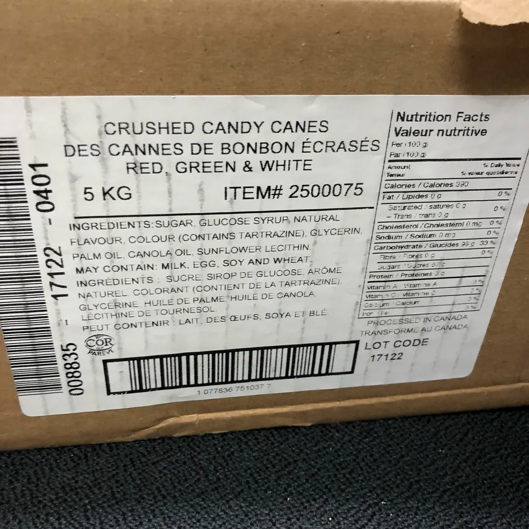 Unused Case Of Crushed Candy cane photo 1