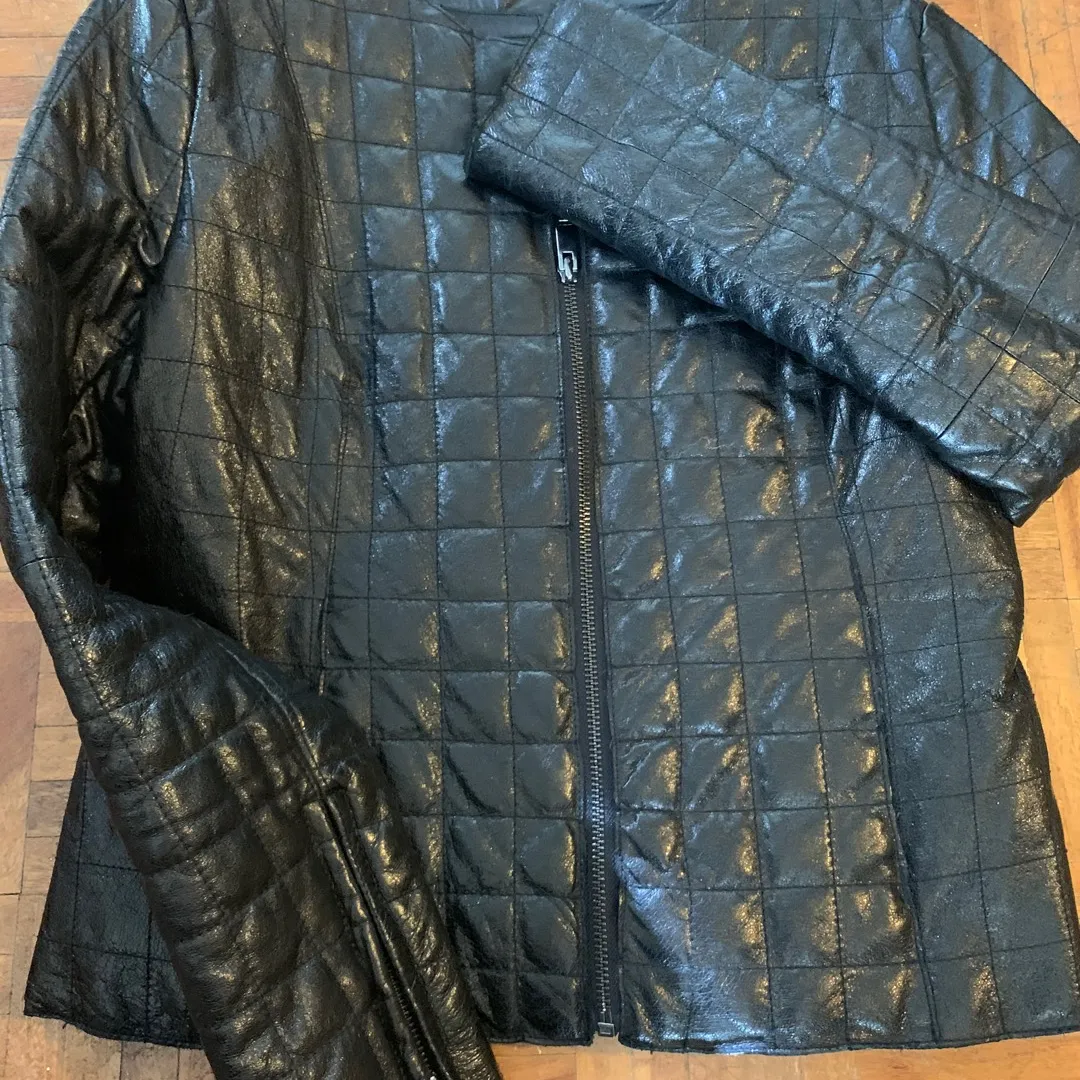 7 Fir All Man Kind Ladies Leather Jacket photo 1