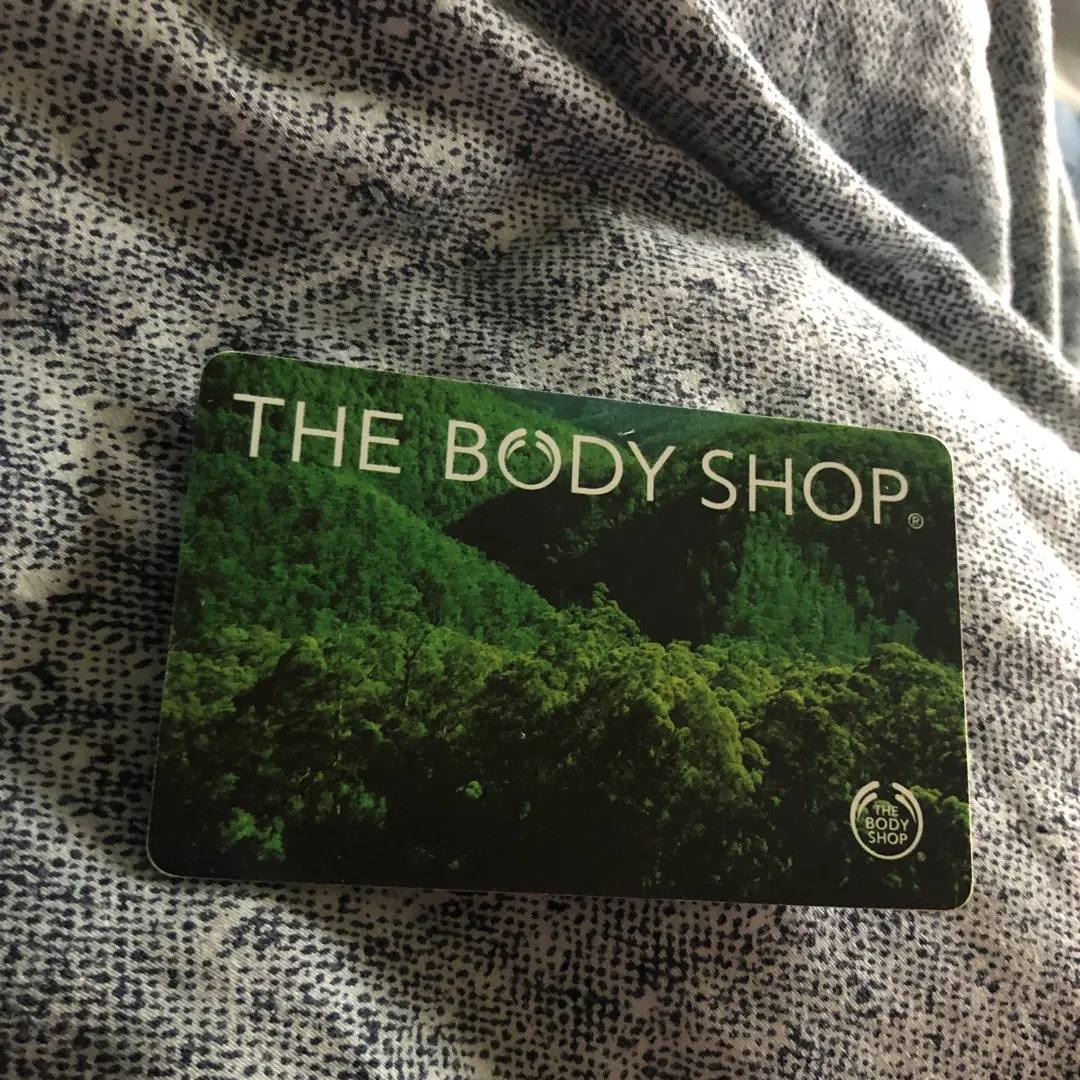 THE BODY SHOP GIFT CARD photo 1
