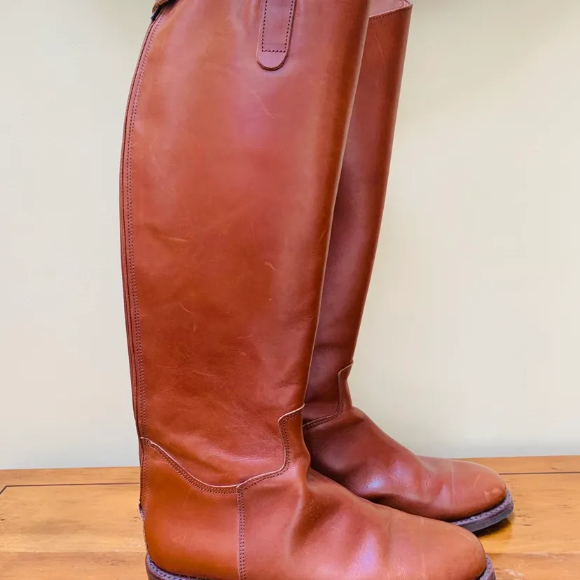 Rich Brown Riding Style Boots size 39 photo 1