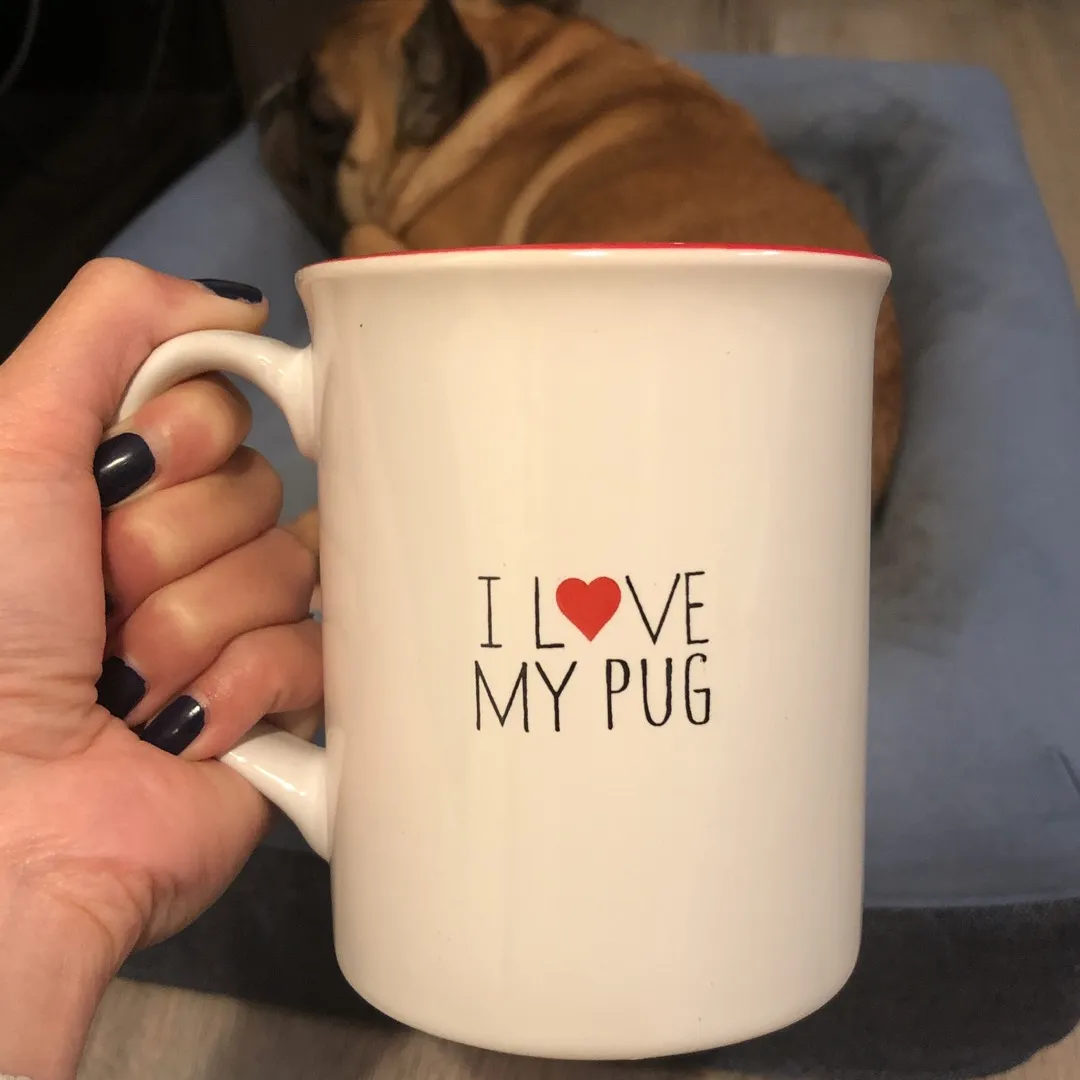 Christmas Pug Mug photo 1