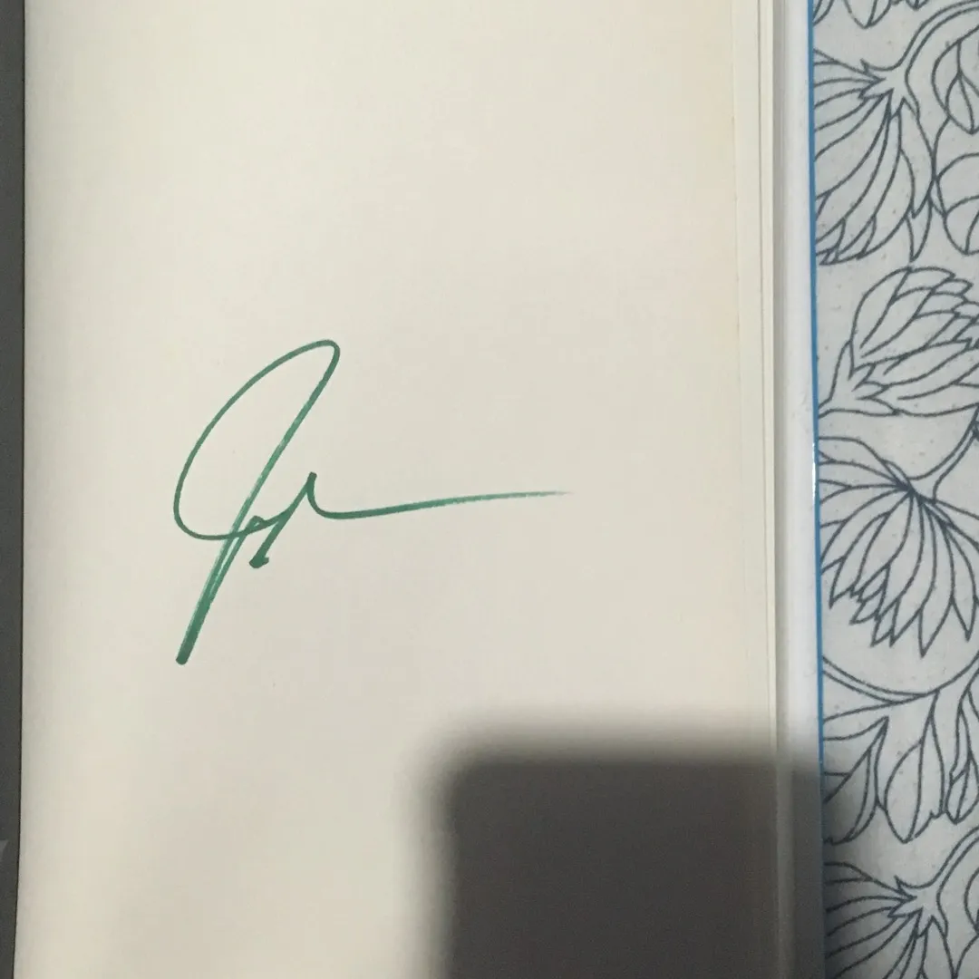 signed by john green! photo 3