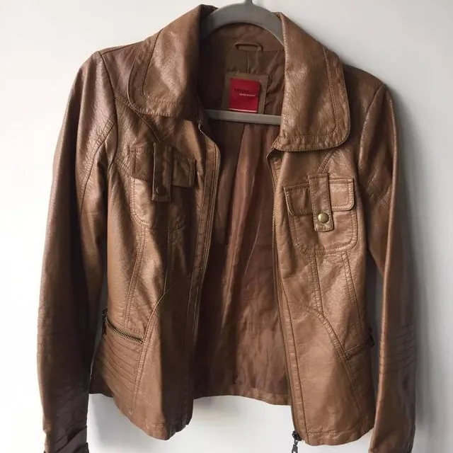 VERO MODA FAUX LEATHER JACKED | SIZE XS (Fits more S/M) photo 1