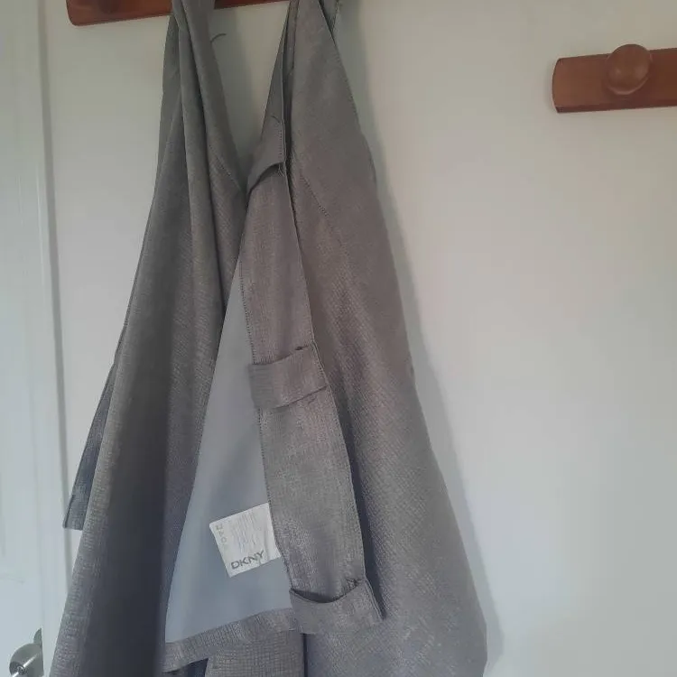Two Silver Grey DKNY Curtains photo 5