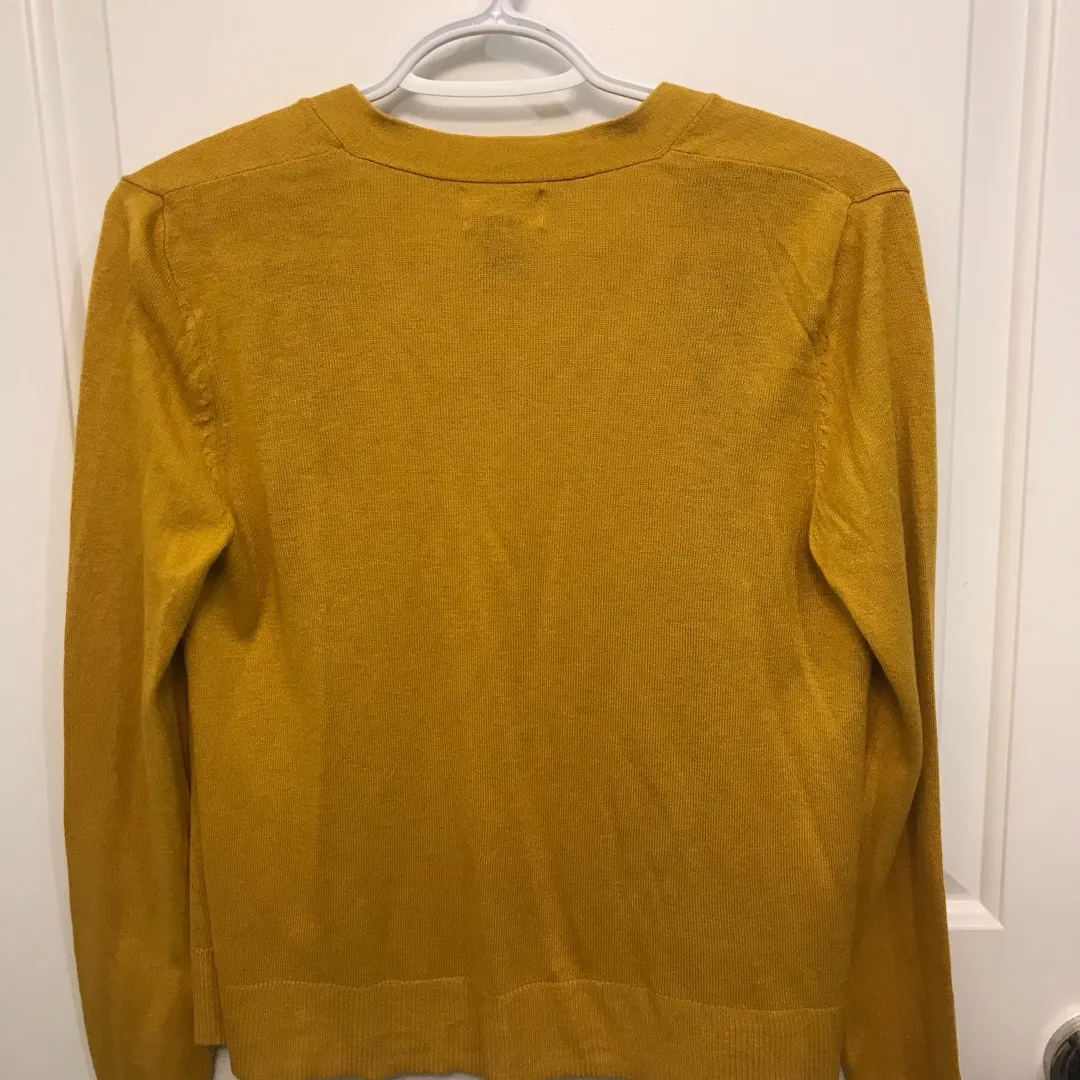 Small Mustard Yellow Old Navy Sweater photo 3