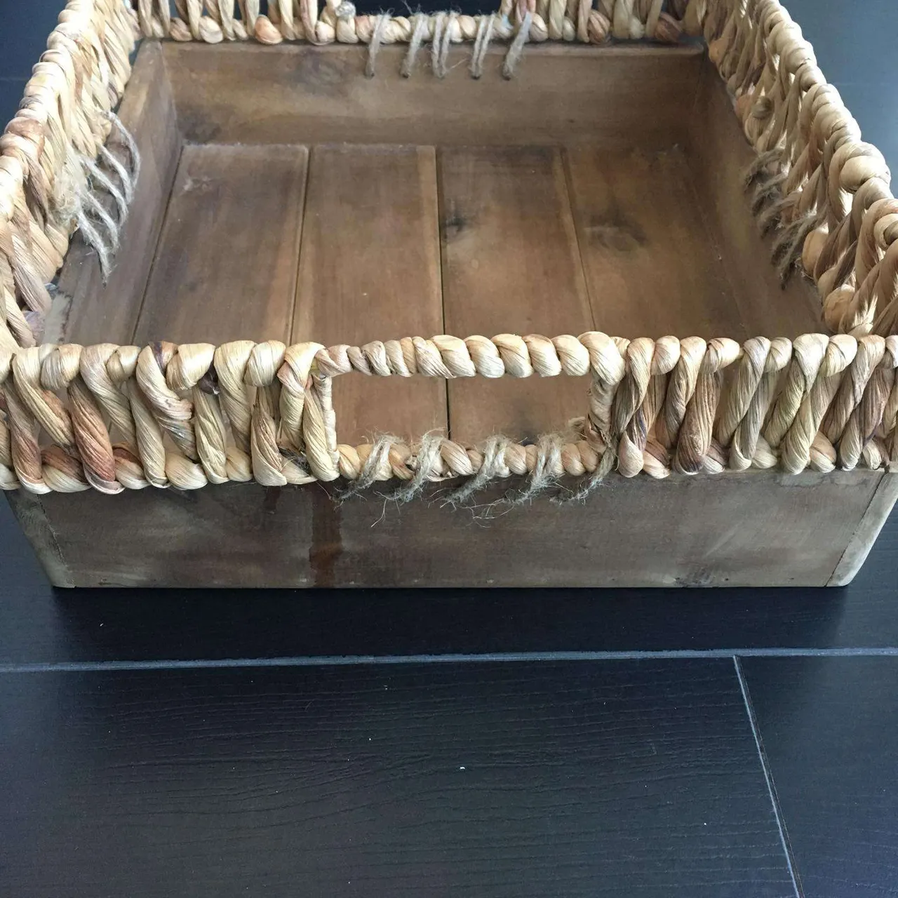 Wooden Storage Crate & Ikea Photo Frame photo 1