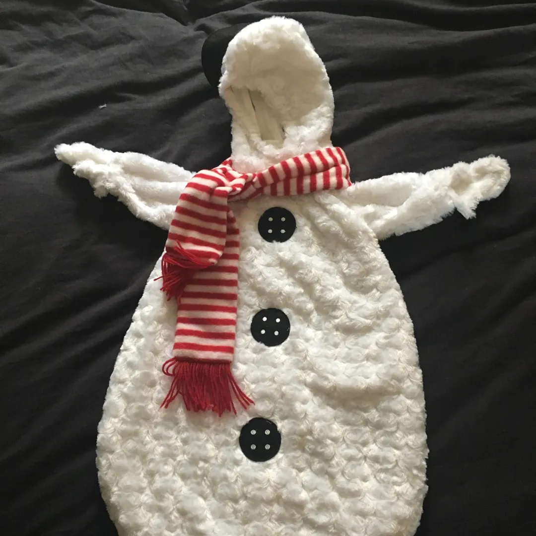 0-9 Month Snowman Outfit/costume photo 1