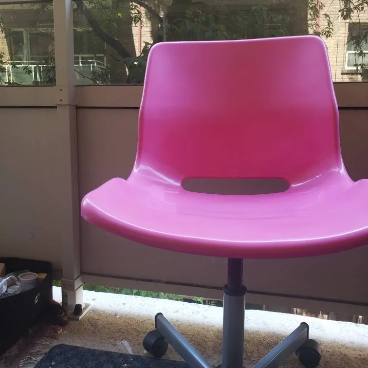 Pink Ikea Chair photo 1