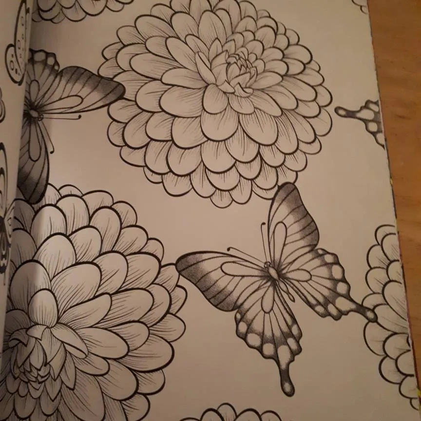 Butterfly Zen Coloring Book photo 6