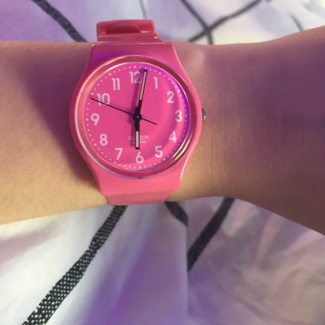 Swatch Waterproof Pink Watch photo 1