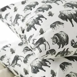 NEW Urban Outfitters Wild Animals Pillowcases (2) photo 3