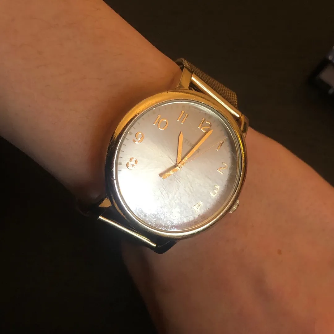 Women's Gold Timex Watch photo 1