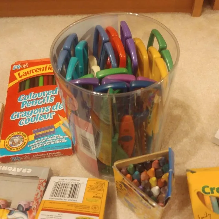 a bunch of arts and crafts supplies! photo 9