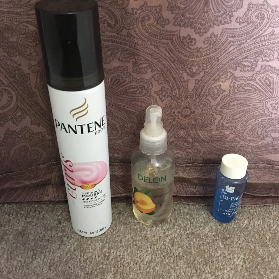 Hair Mousse, Body Mist, Eye Makeup Remover photo 1