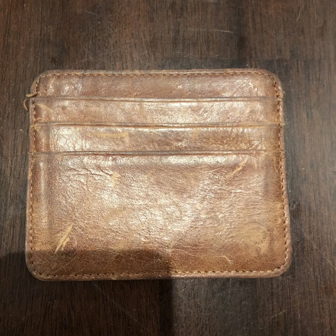 Leather Wallet, Good Condition photo 1