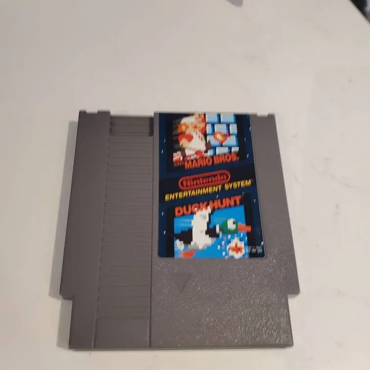 Original Nintendo Games Tetris And Mario photo 3