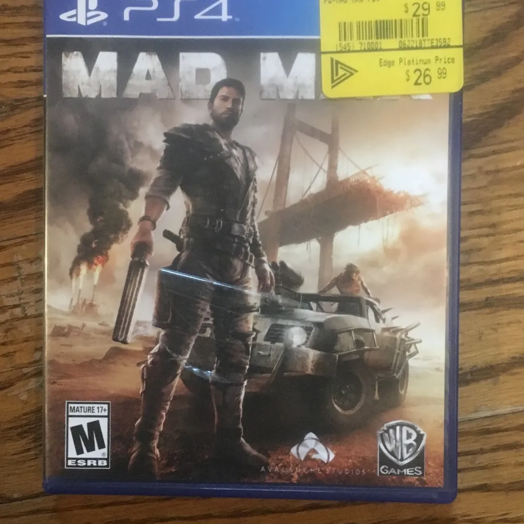 Mad Max Game For PS4 photo 1