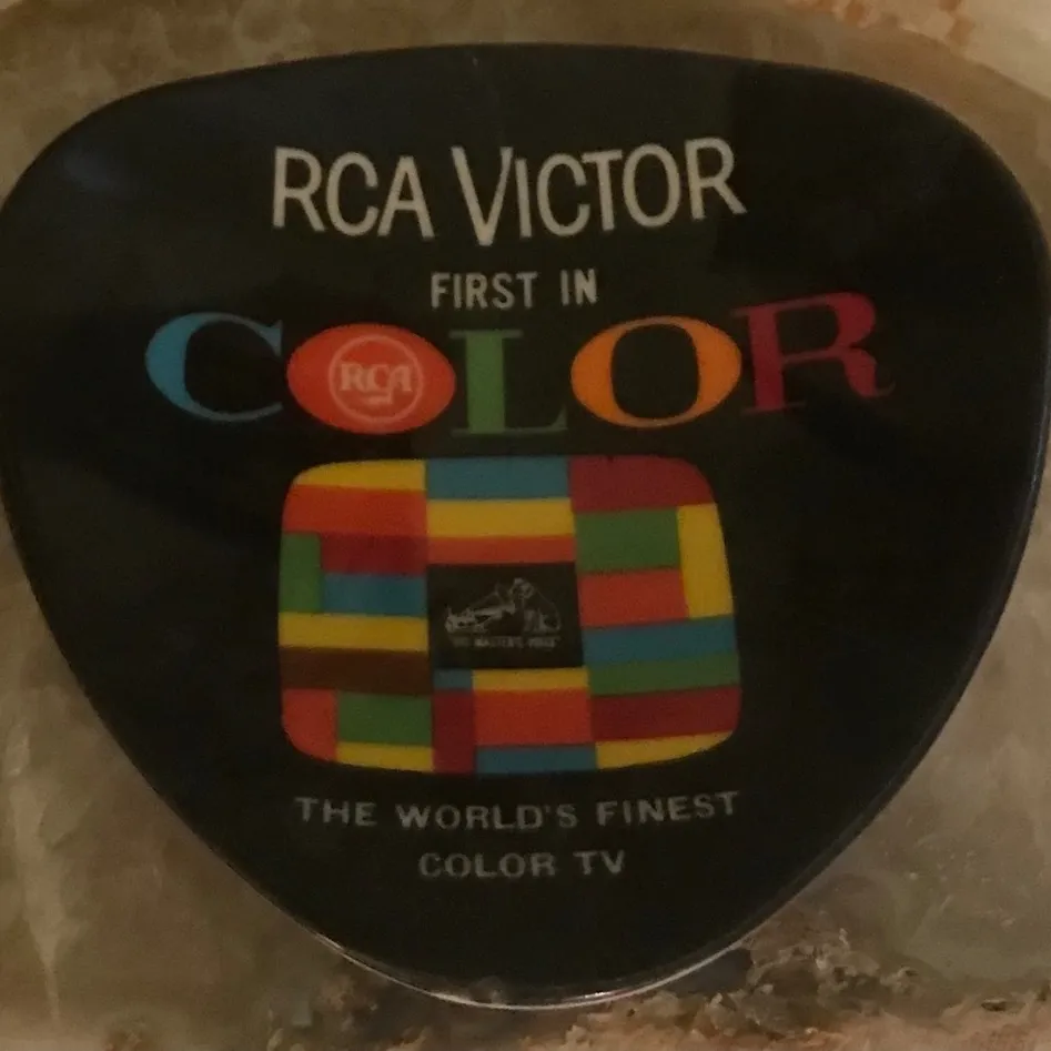 RCA Victor Vintage Bright Small Plate/Coaster photo 1