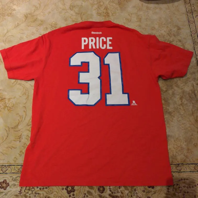 Men's Size L Montreal Canadiens T-shirt - Carey Price photo 3