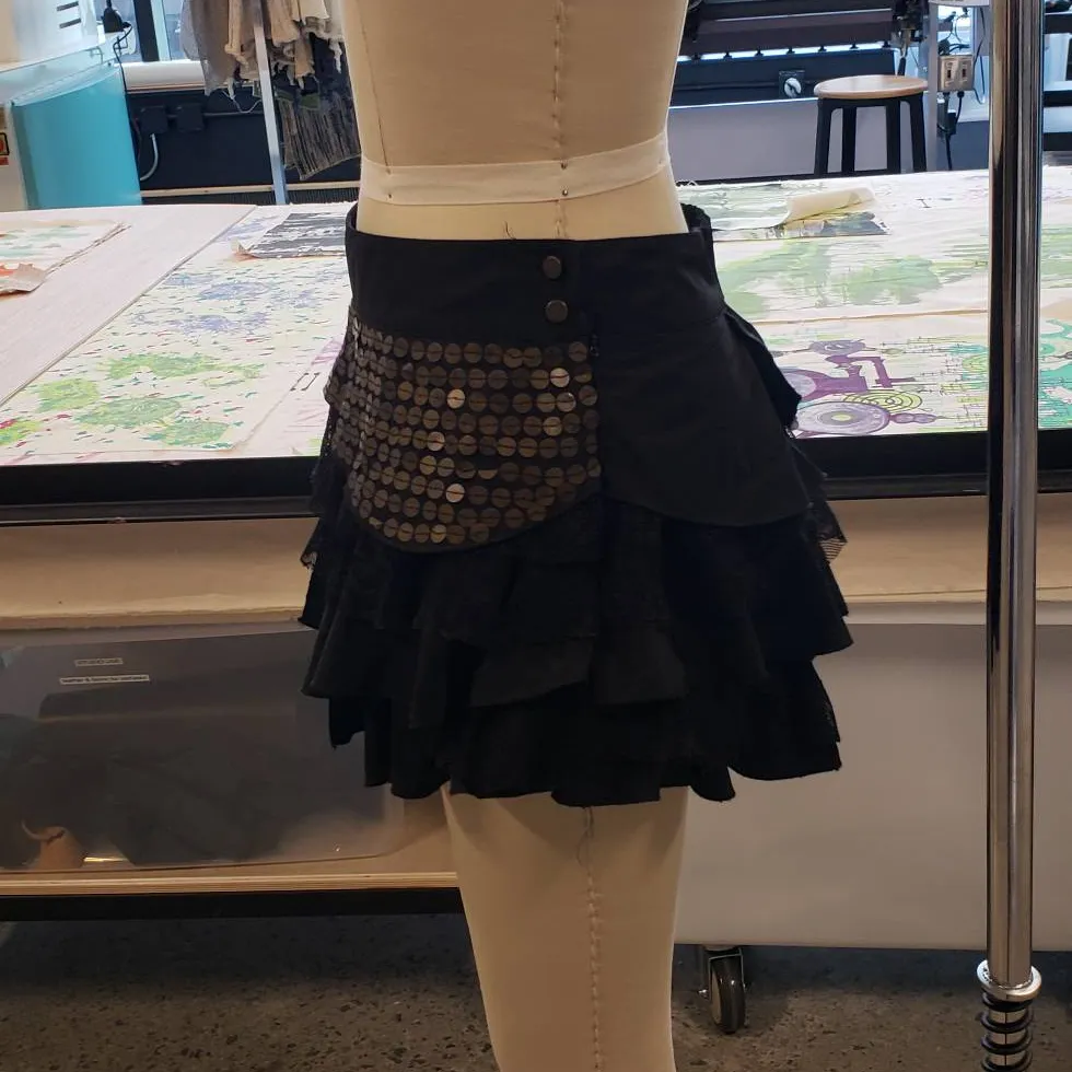 Bebe Sequined Skirt photo 3