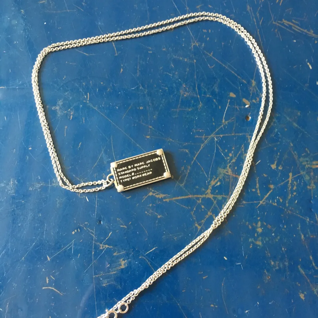 Marc Jacobs Dog Tag Necklace photo 3