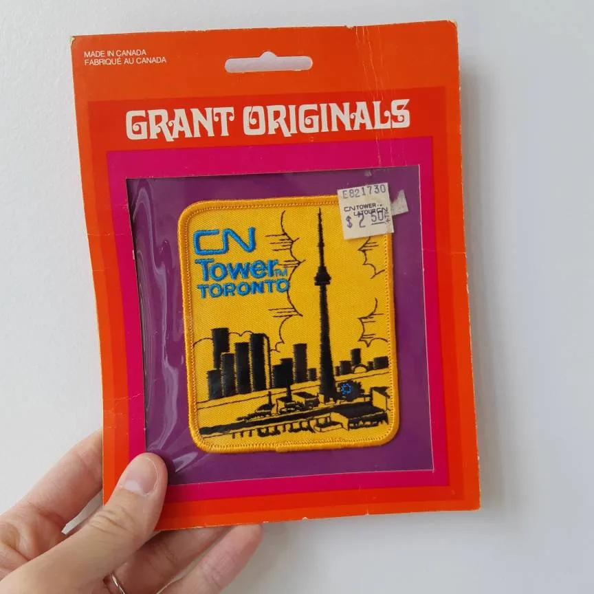Embroidered CN Tower Patch photo 1